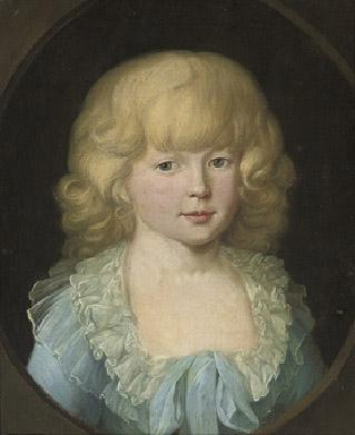 unknow artist Portrait of a young boy, probably Louis Ferdinand of Prussia oil painting image